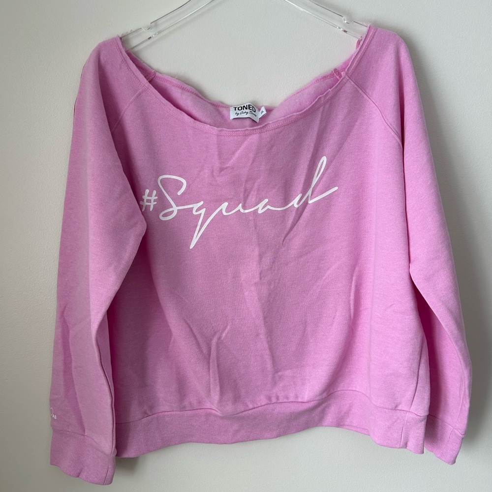 TONED by Ashy Bines off the shoulder sweater